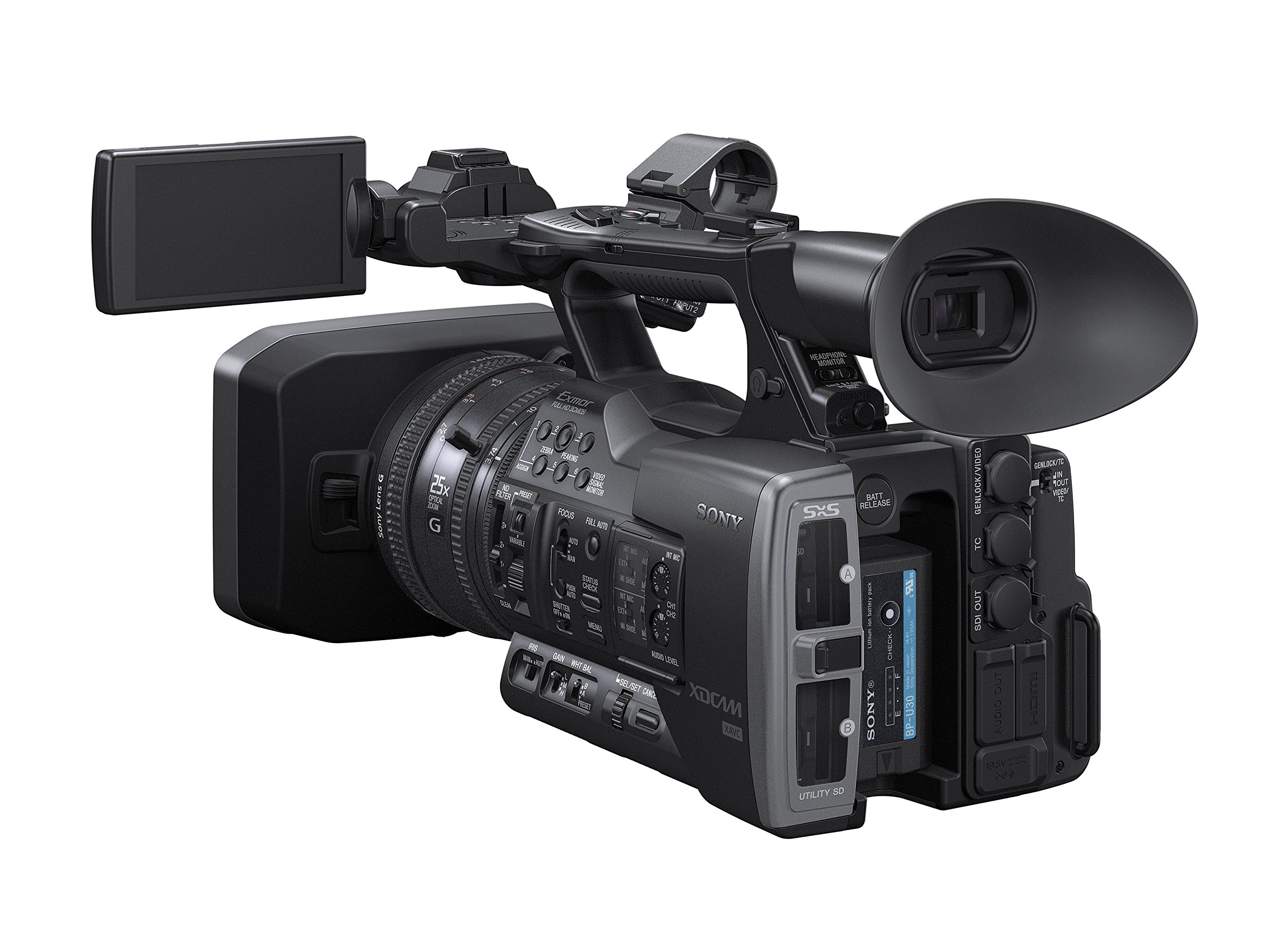 Sony Câmera de vídeo portátil Full HD PXWX160 (preto) | Amazon.com.br