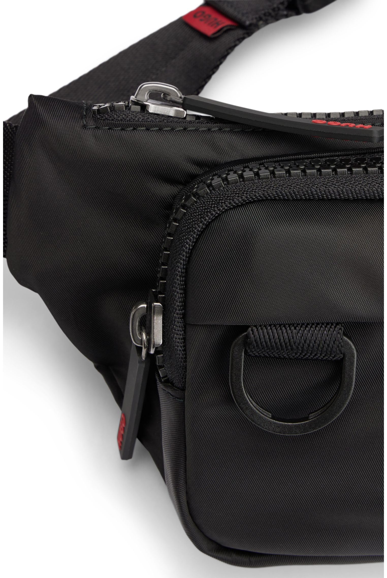 HUGO Herren Ethon 2.0N Bumbag N Gürteltasche mit Logo-Label aus Gummi