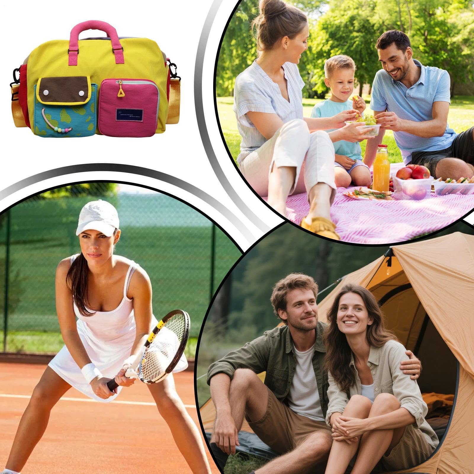 Borsa da Viaggio Weekend Impermeabile Pieghevole Grande Leggero | Borsa da Viaggio Tote Uomo Overnight Duffle per Weekend Gite Fuori Porta Outdoor Palestra Aereo Abbigliamento Toeletta