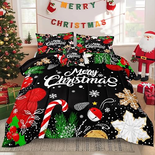 Vista 143 de MOVE OVER Juego de ropa de cama con temática de playa azul, tamaño Queen, 4 piezas, gaviota blanca y rocas marinas, patrón de paisaje marino azul