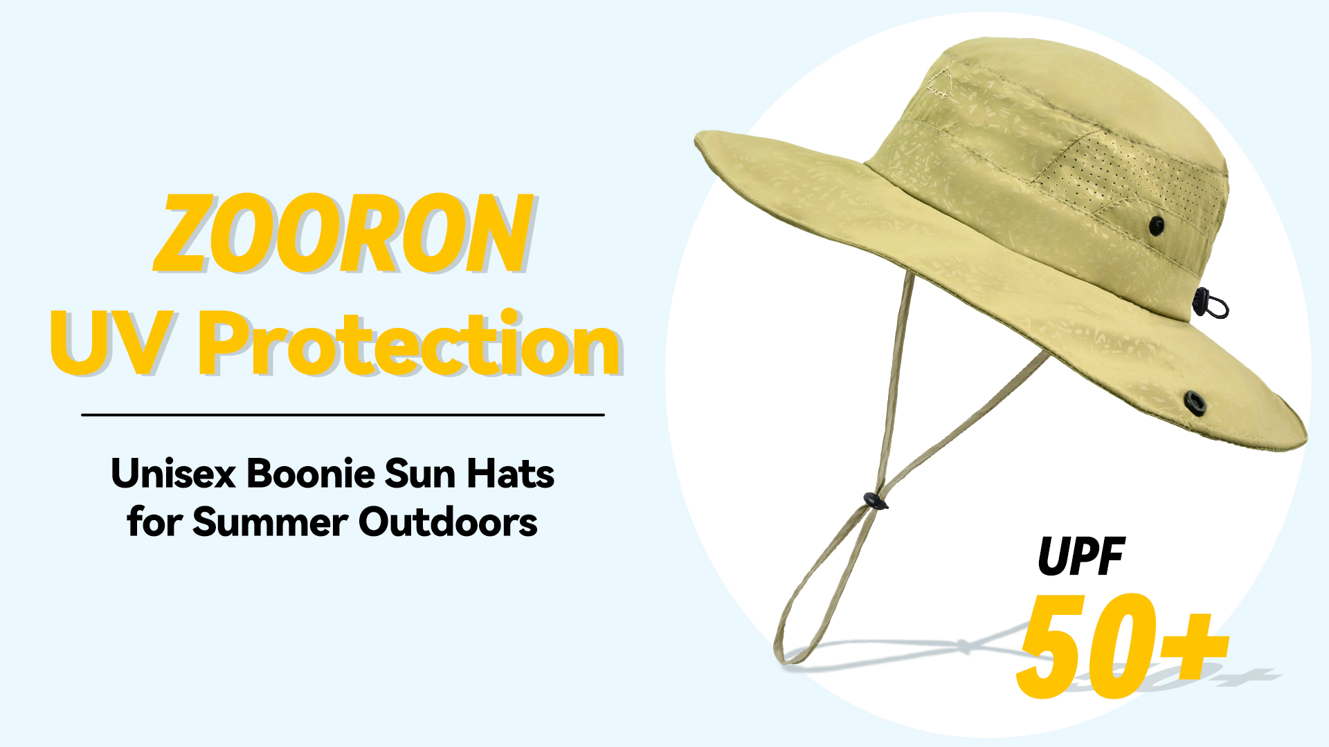 Sombrero de sol unisex con protección UV plegable miniatura 7