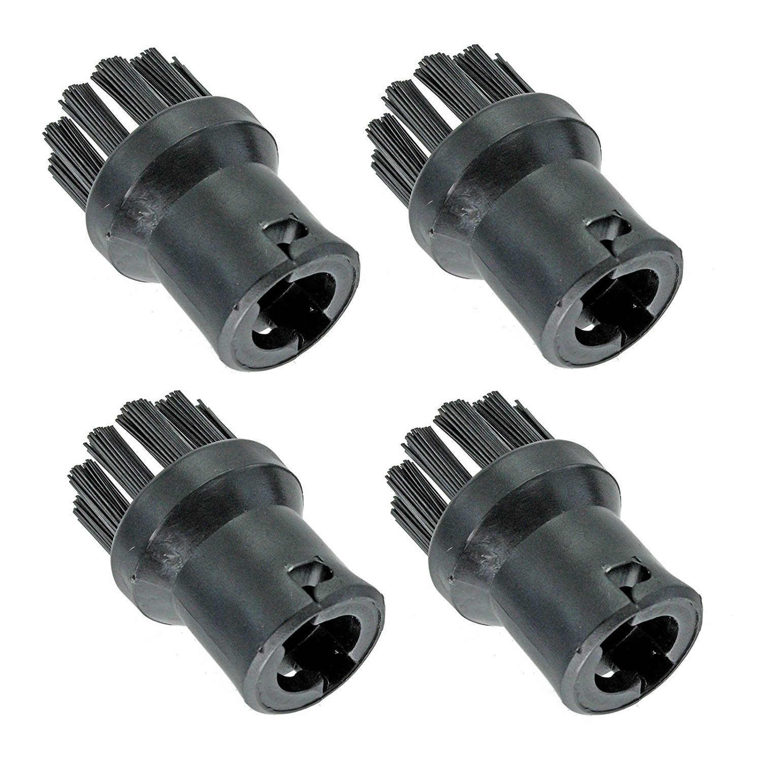 Image secondaire de First4spares - Embout Brosse Ronde pour Nettoyeur Vapeur Karcher (Pack de 4)