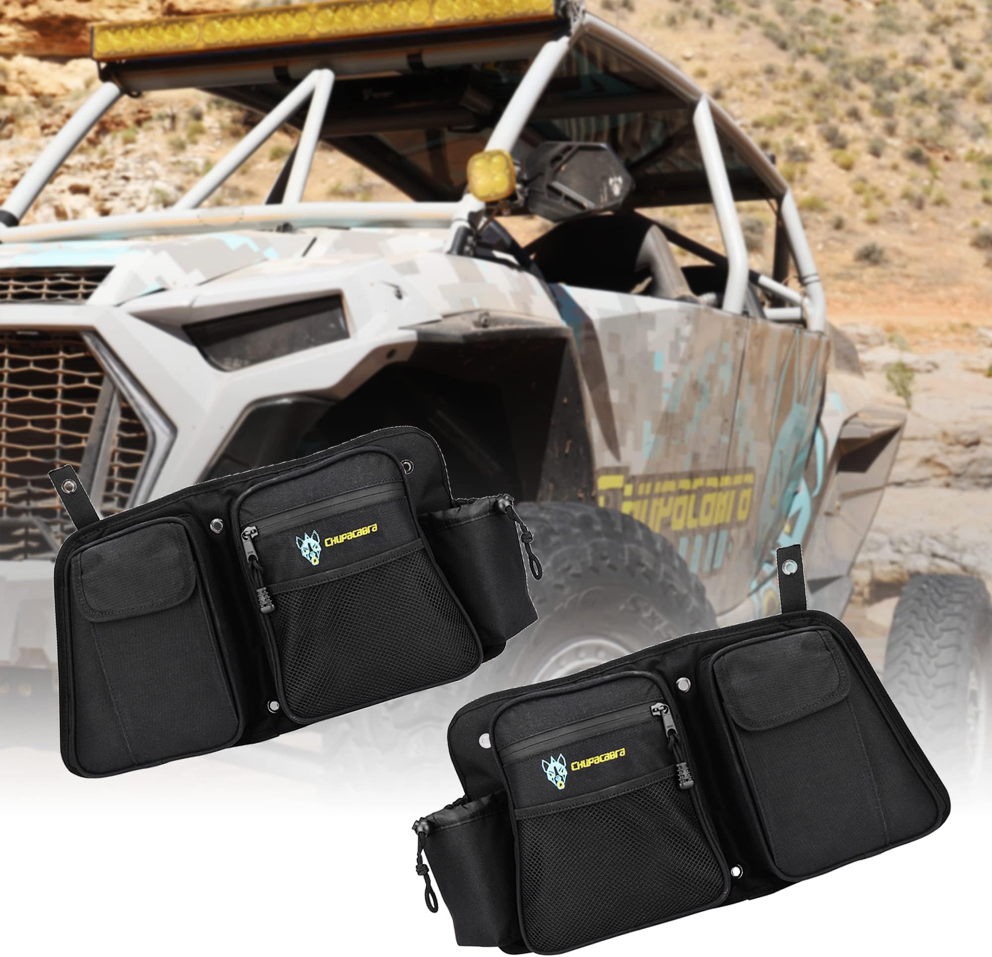 Chupacabra Offroad RZR Rear Door Bags - 2014-2020 RZR XP 4 1000 Turbo S900