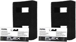 Fluval Flex Foam Filter Block, Replacement Aquarium Filter Media, A1375 (Pack of 2)