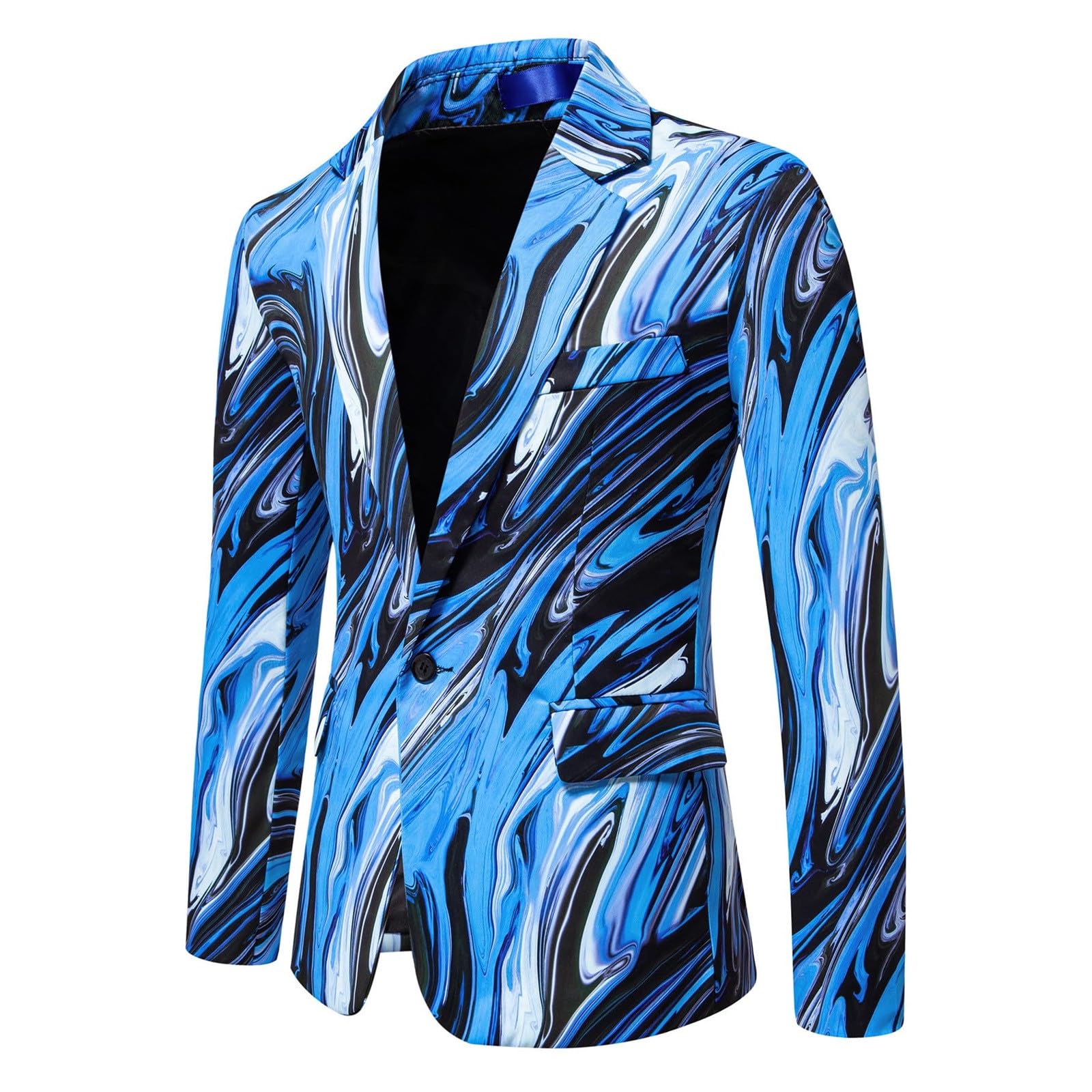 Karneval Kostüm Herren Anzug Bunt Graffiti 2 Teilig Sportlich Sakko Hose Konfetti 80er 90er Jahre Party Outfit Lustig Bunte Mottoparty Kostüm Slim Fit Hippie Kleidung Faschingskostüme