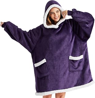 Bedsure Wearable Blanket Hoodie Comfortable
