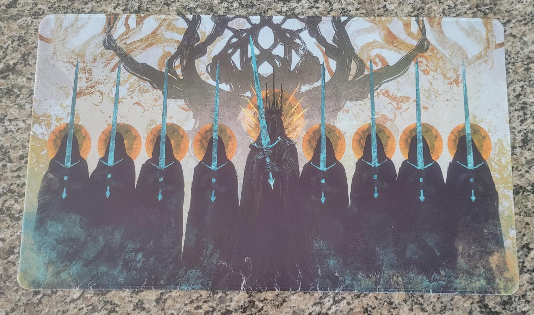 MagicCorporation - Tapis De Jeu Le Seigneur Des Anneaux : Chroniques De La Terre Du Milieu Playmat Smeagol 60cm X 34cm