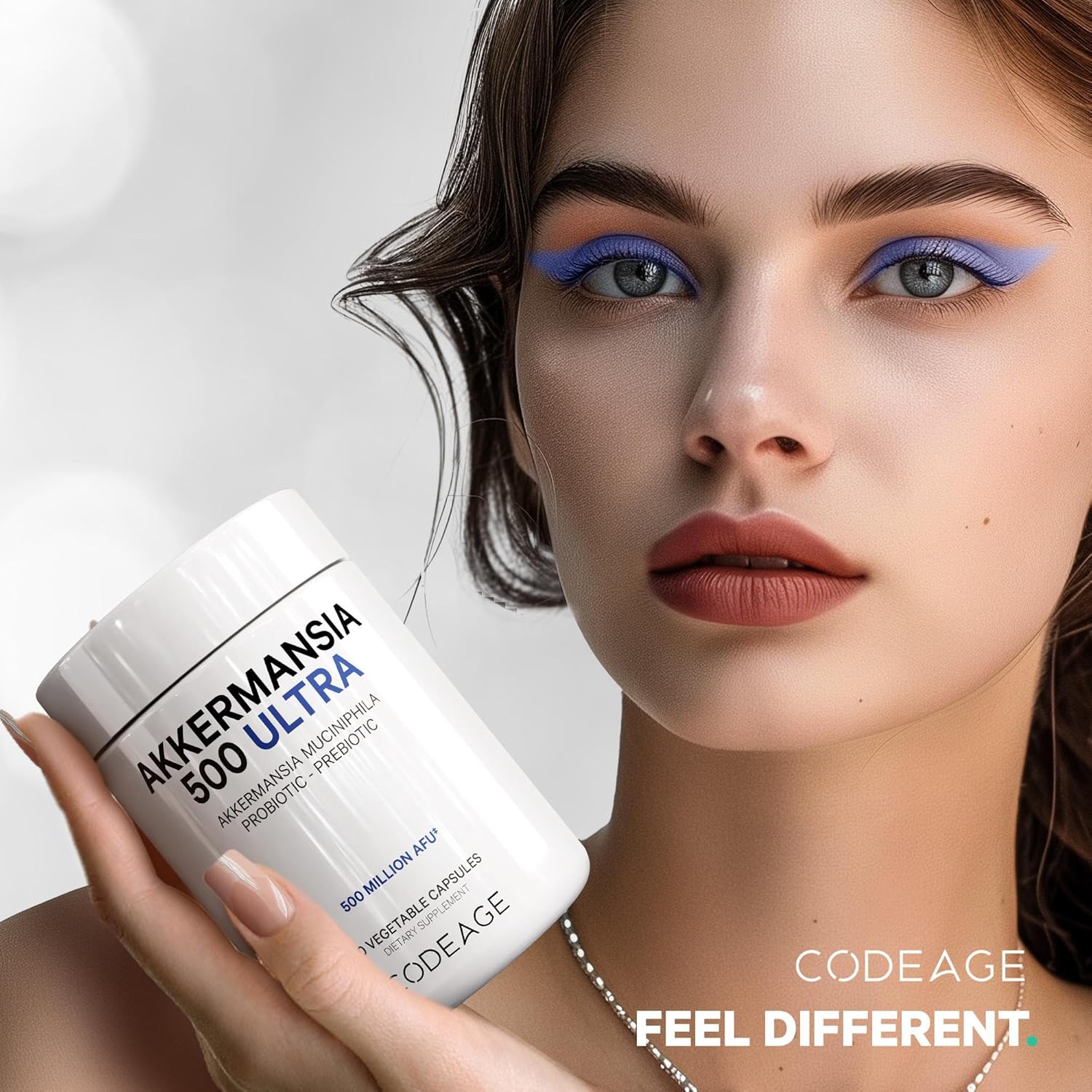 Codeage Akkermansia Muciniphila Probiotic Ultra - High-Potency 500M AFUs Akkermansia Probiotic Supplement - Enhanced Daily Probiotic & Prebiotic, Chicory Inulin - 3-Month Supply - 90 Capsules - Image 7