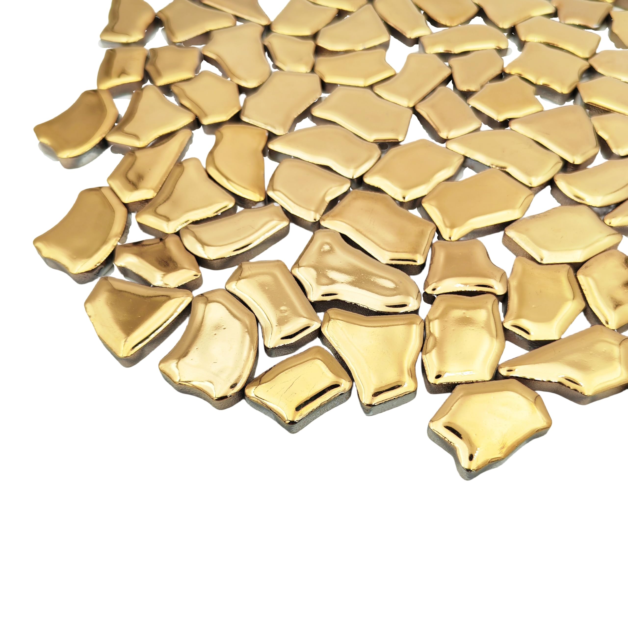 PATIKIL Keramik-Mosaikfliesen 500 G – Unregelmäßige Form, 2-4 Cm, Für DIY, Vasen & Deko