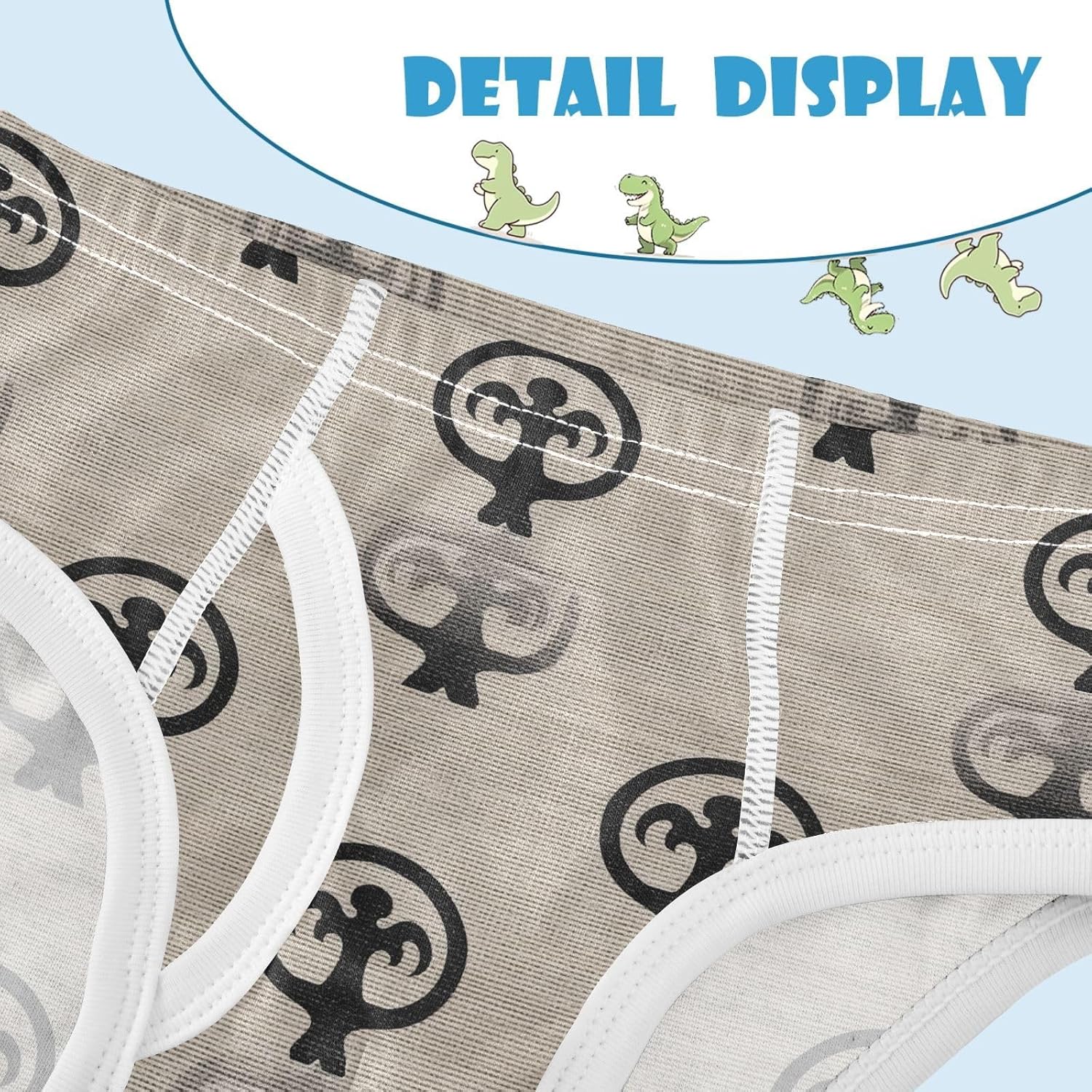 visesunny Boys Training Underwear Linen Symmetry Totem Breathe Cotton Potty Briefs Size 2T-8Y for Toddler