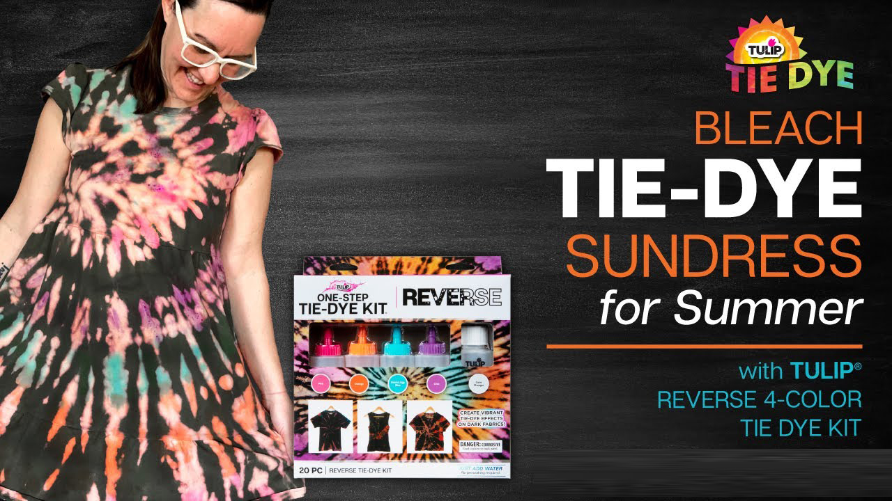 Amazon.com: Tulip One-Step Tie-Dye Kit, Reverse Tie Dye Technique