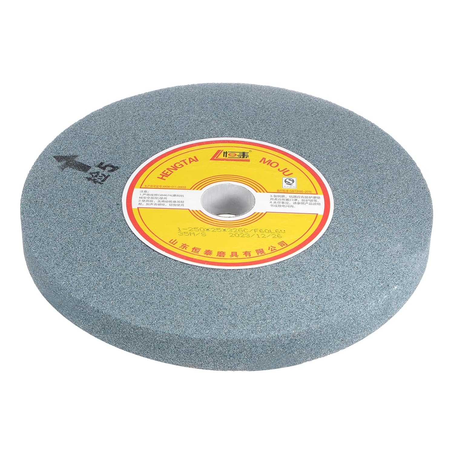uxcell 10-Inch Bench Grinding Wheels Green Silicon Carbide GC 60 Grits Surface Grinder Ceramic Tools