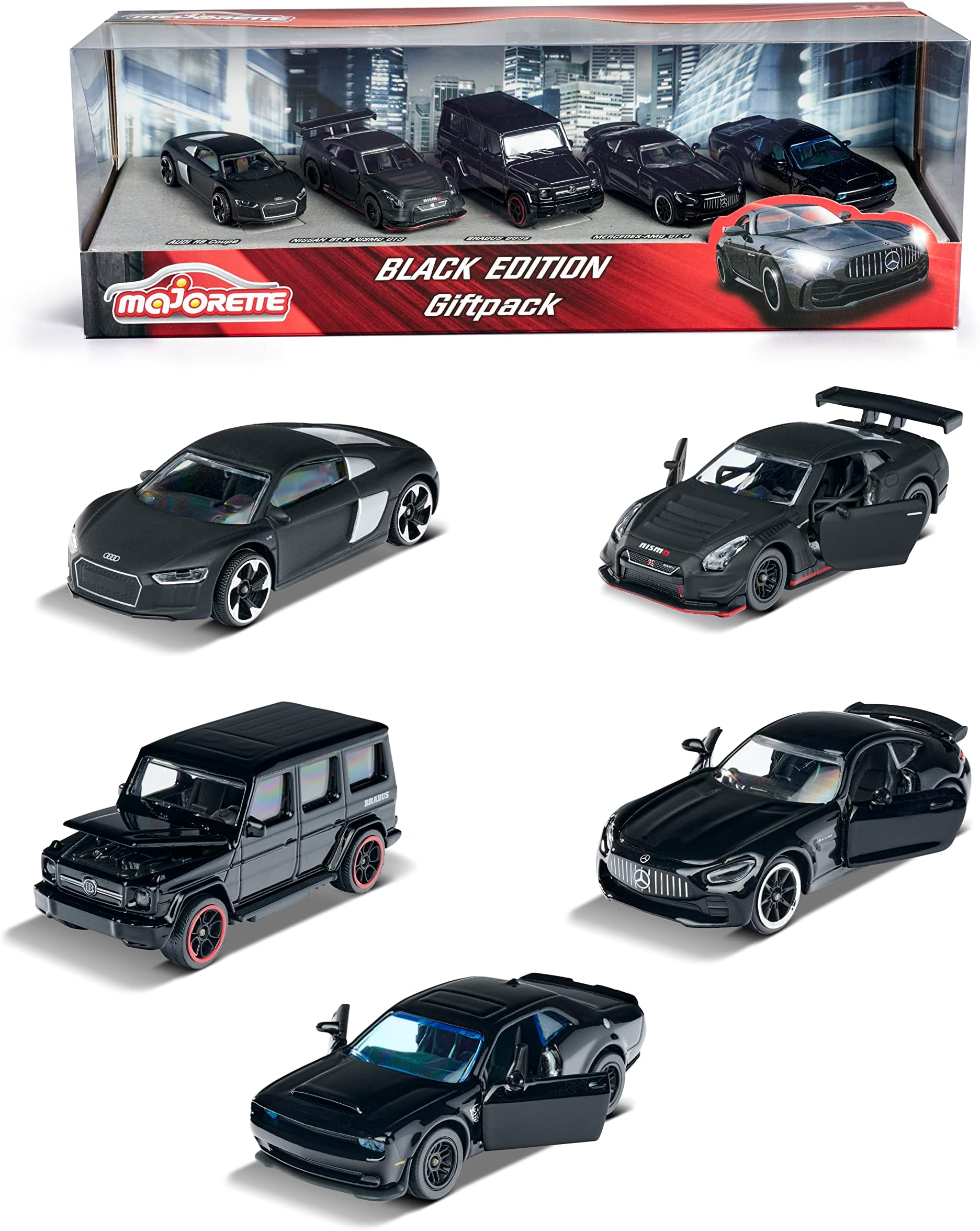 212053174 Other License BLACK EDITION DIE-CAST COLLECTOR 5 CAR PACK
