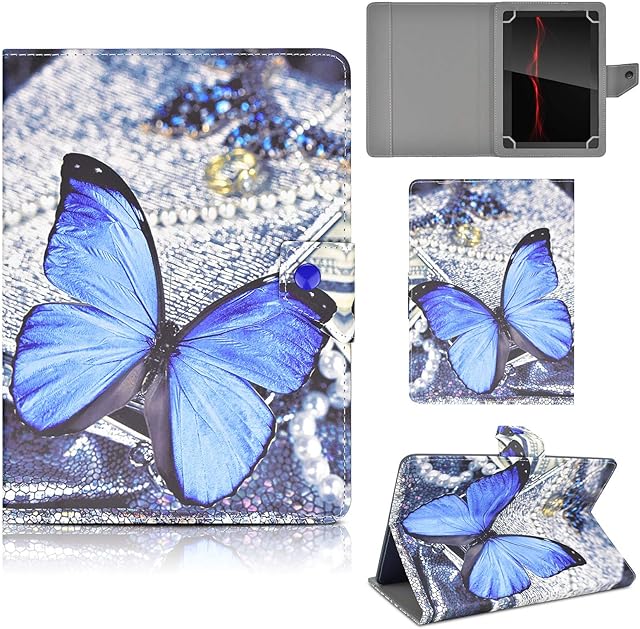 KATUMO All Universal 10 inch Tablet Case, 10.1 inch Tablet Case Cover, Travel Portable Protective Folio Leather Stand Shell Case for All Kinds of 9.6-10.5 inch Android/iOS/Windows Tablet