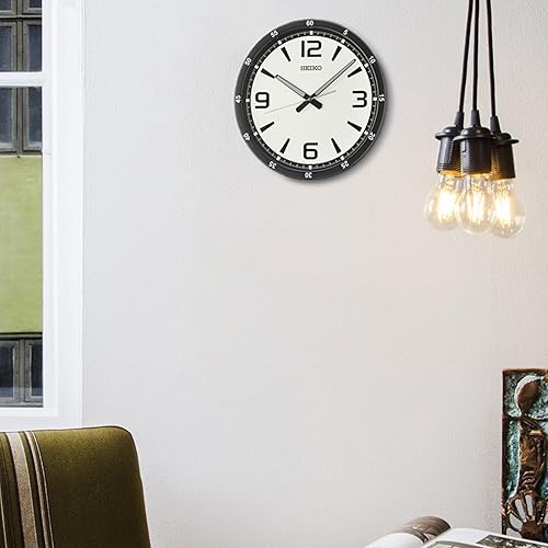 Miniatura 4 de Seiko Reloj de pared con esfera Shi, color blanco