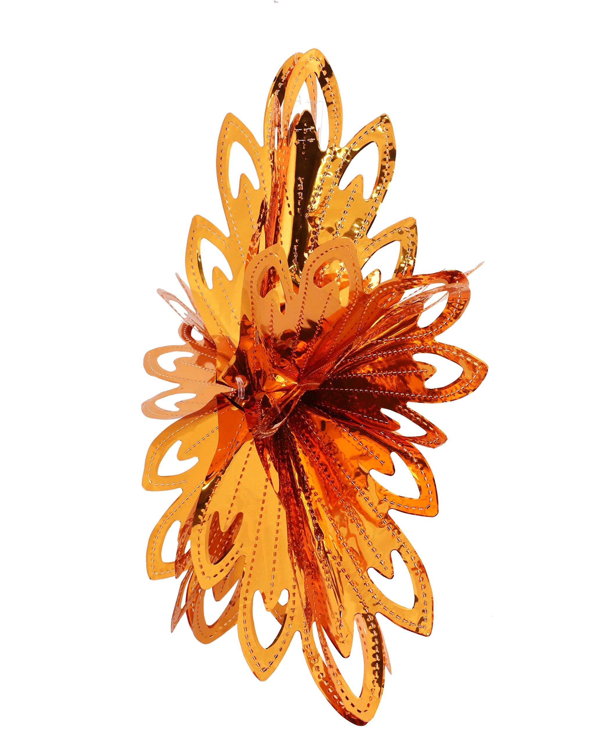 Christmas Concepts® 16” (1.3ft) Large Foil 3D Star Hanging Decoration - Christmas Trimming (Copper), 16" - Image 3
