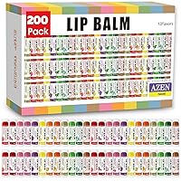 Vista 12 de AZEN Paquete de 120 bálsamos labiales, bálsamo labial natural a granel, producto para el cuidado de los labios, bálsamos labiales hidratantes