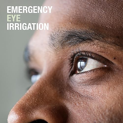 Miniatura 4 de Solución salina estéril para lavado de ojos, paquete de 2 botellas de 16.9 fl oz (16.9 fl oz) + taza ergonómica, repuesto de estación ocular de