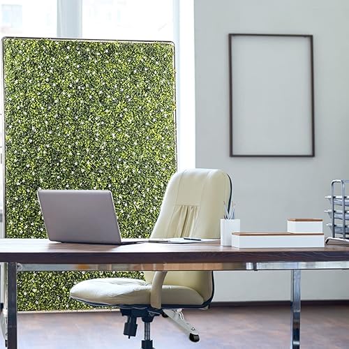Miniatura 7 de EK Valla de seto de privacidad movible divisor de espacio para habitación fondos de boj decoración con ruedas césped sintético artificial en ambos