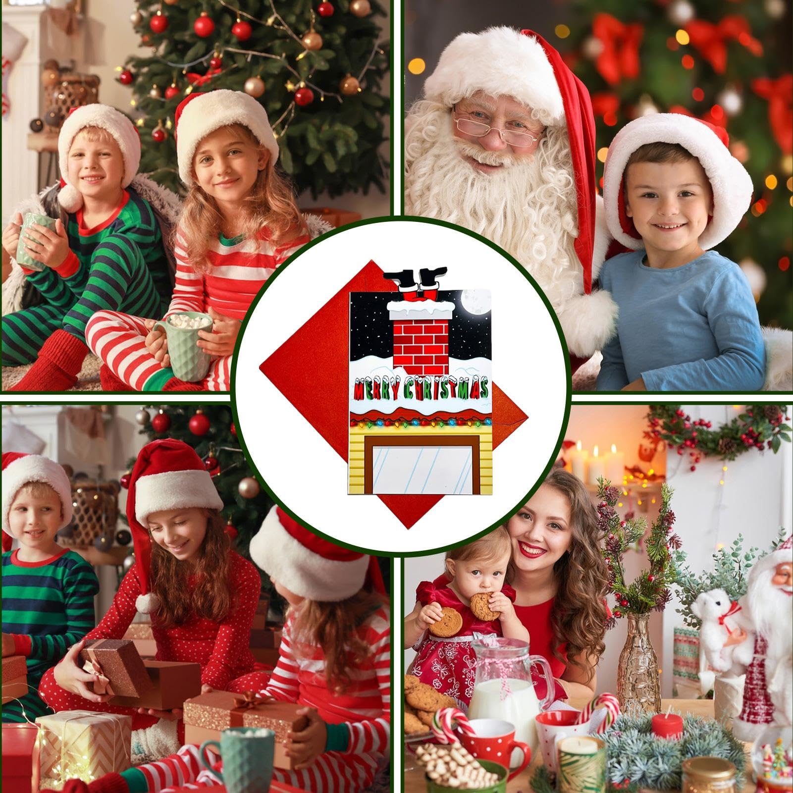Generico Fermasoldi Natalizi, portasoldi Natalizi | Ornamenti Natalizi per Porta Soldi | Decorazione Porta Soldi Natalizi, Porta Contanti Natalizi, Carte Denaro Festive Natalizie