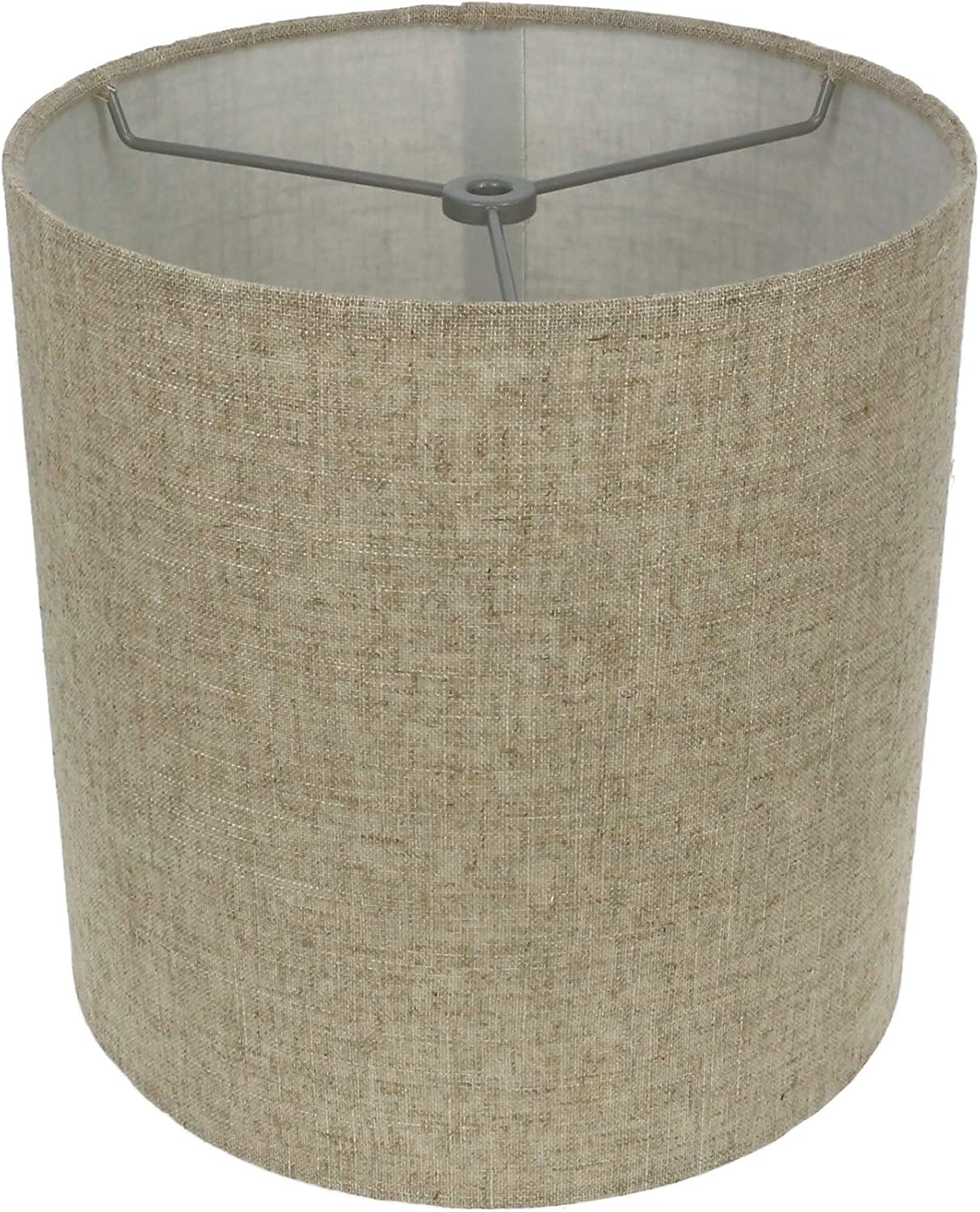 Urbanest Linen Drum Lamp Shade, 10-Inch, Off White Spider