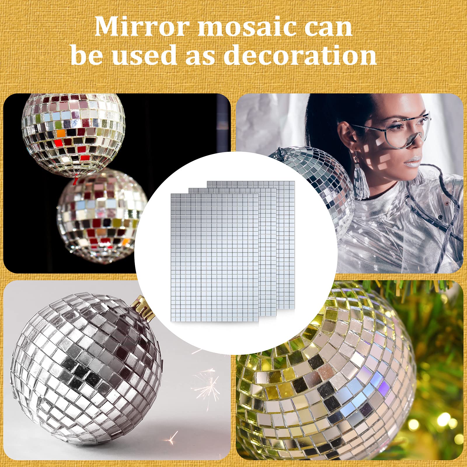 Disco Ball Mirror Tiles