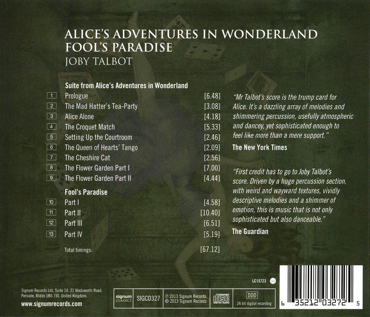 Talbot, Joby : les Aventures d'Alice au Pays des Merveilles