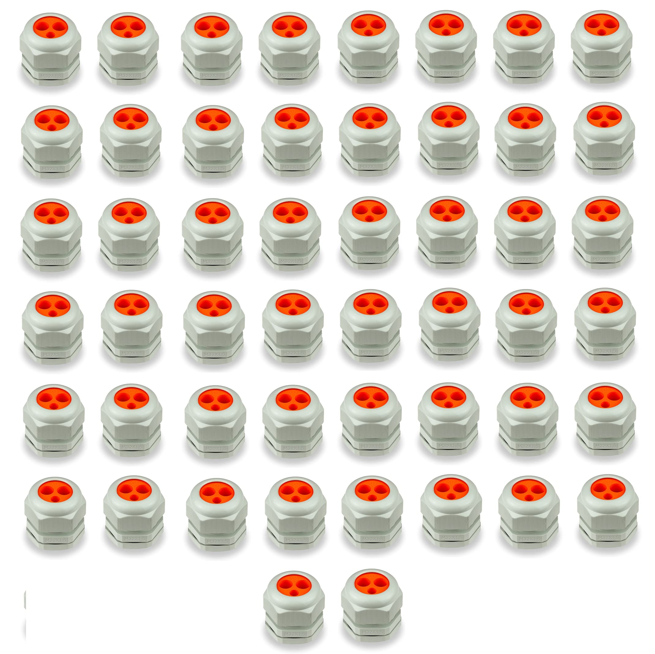 G-Prokit Pack of 50 32mm Nylon Tails Kit Compression Gland for Meter Tails 2 x 25mm², 1 x 16mm² (50)