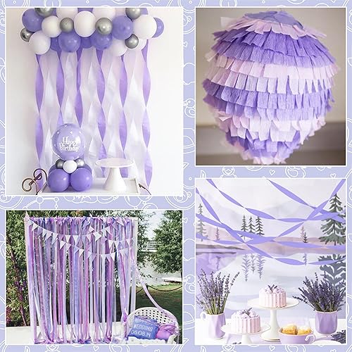 Vista 15 de 8 rollos de serpentinas de papel crepé doradas, decoración de fiesta de Año Nuevo, graduación, Navidad, arco iris, suministros de bricolaje