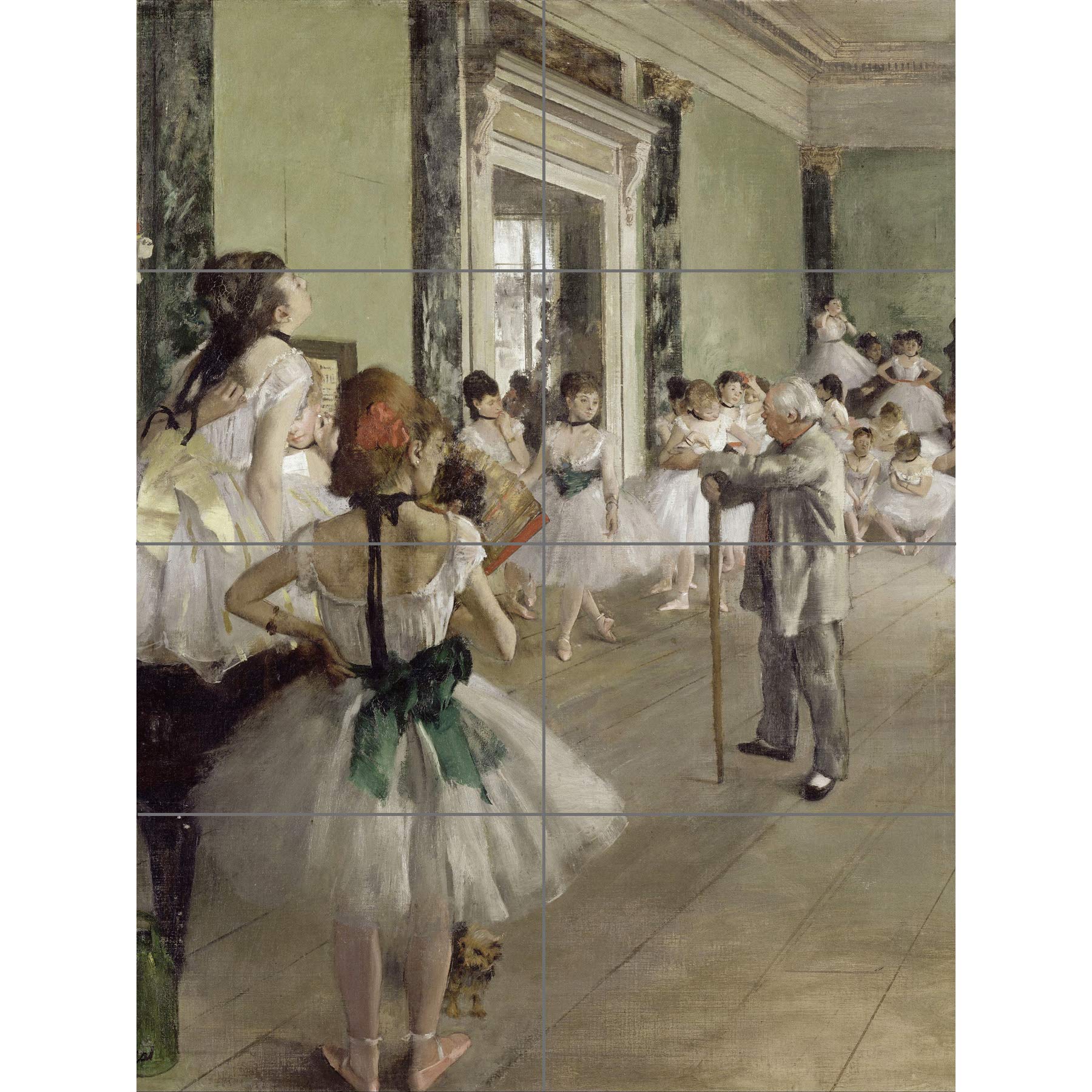 Artery8 Edgar Degas The Ballet Class XL Giant Panel Poster (8 Sections)