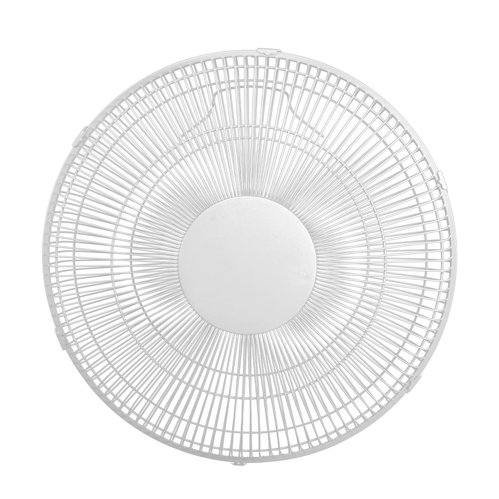 Grille de ventilateur pied 16 pouces blanc STOBAZA cache protection avant arrière air