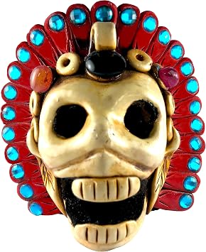 Aztec Death Whistle - Loudest 125 DB, Authentic Aztec Design, Terrifying Sound, Assorted Colors