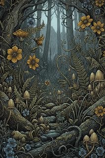 Defiant Overgrowth: Fungal Fury – Spore-Laden Rebellion Lined Journal – Wild Flora Woodland Notebook for Dark Secrets: Spores of Silent Uprising – For Dark Secrets & Spreading Fury