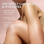 L’Oréal Paris True Match Lumi Glotion, Highlighter, Natural Glow Enhancer for Face & Body, Makeup, Instantly Hydrates and Illuminates Skin, Sheer Color Tint, Offers a Sunkissed Glow, 903 Medium, 40 mL