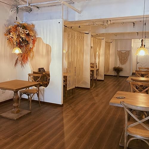 Miniatura 3 de Cortinas bohemias para puerta, cenefa de macramé para colgar en la pared, tapiz tejido de macramé para el hogar, cortina de mariposa, decoración de