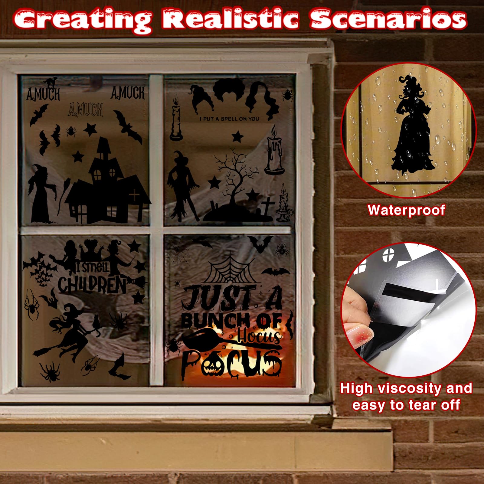 Adesivo In Vinile Hocus Pocus Witches Halloween: Stagione - Foto 5