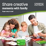 Papier Autocollant Vinyle Imprimable Premium JOYEZA pour Imprimante à Jet d'Encre - 80 Feuilles Mat Blanc Imperméable, Sèche Rapidement Couleurs Vives, Retient Bien l'Encre - Résistant à la Déchirure - Imprimante à Jet d'Encre & Laser