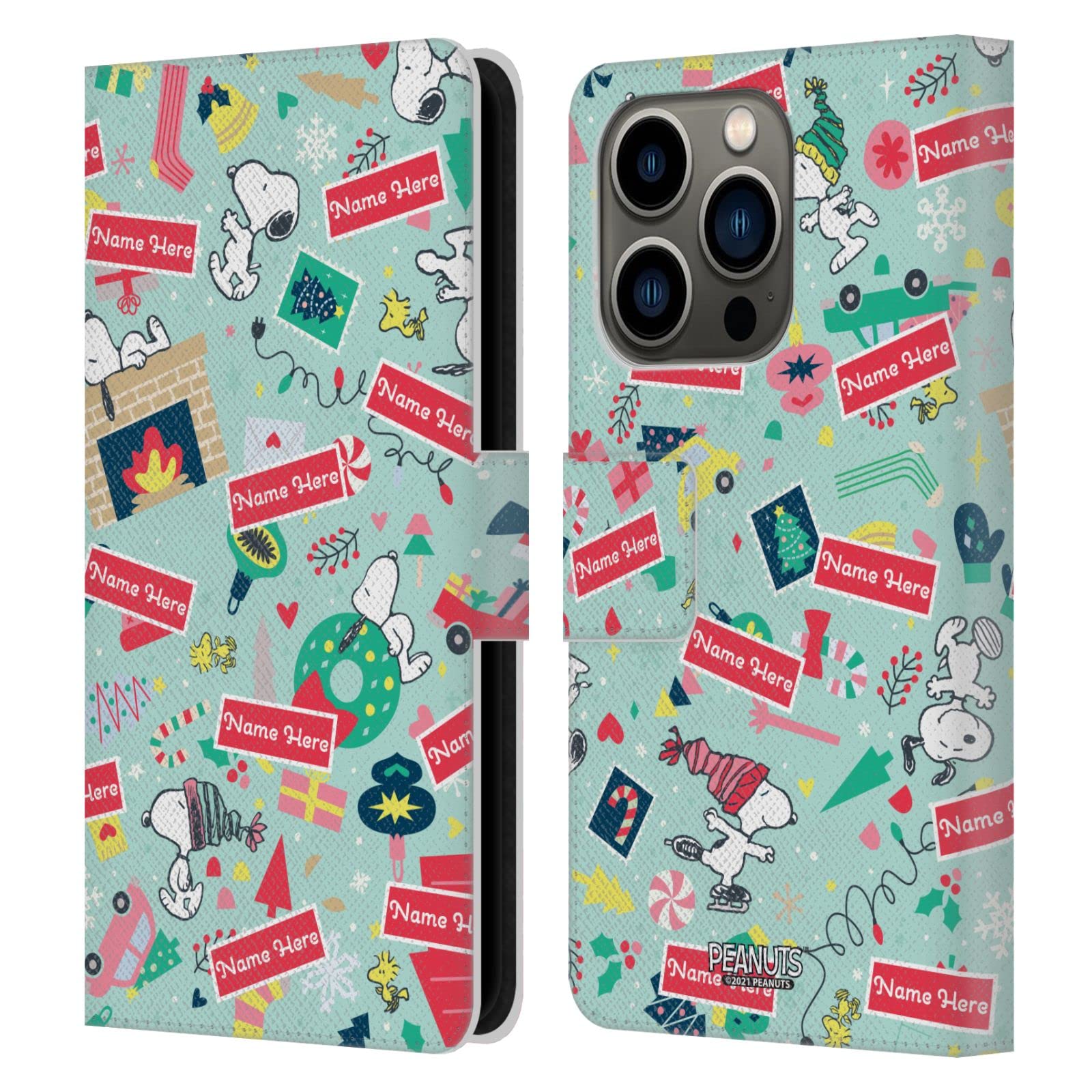 Coque Peanuts iPhone 14 Pro protège des rayures avec ce cuir portefeuille - 7