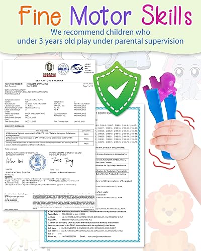 Miniatura 5 de Yetonamr Juguetes Montessori de animales para niños y niñas de 3, 4 y 5 años, actividades de aprendizaje preescolares para niños de 2 a 4 años, 3-5,