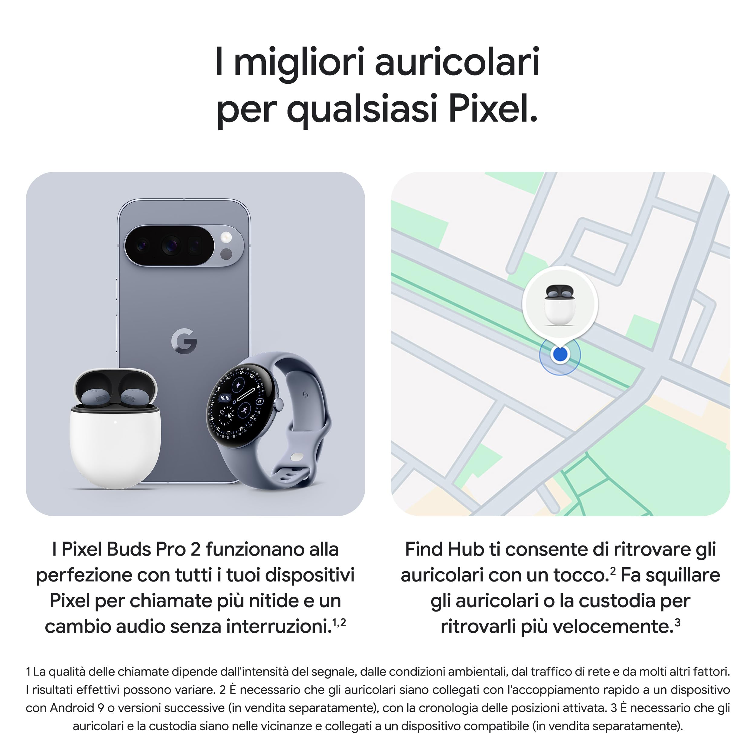 Google Pixel Buds Pro 2 - Auricolari wireless con cancellazione attiva del rumore - Cuffie Bluetooth - Grigio verde
