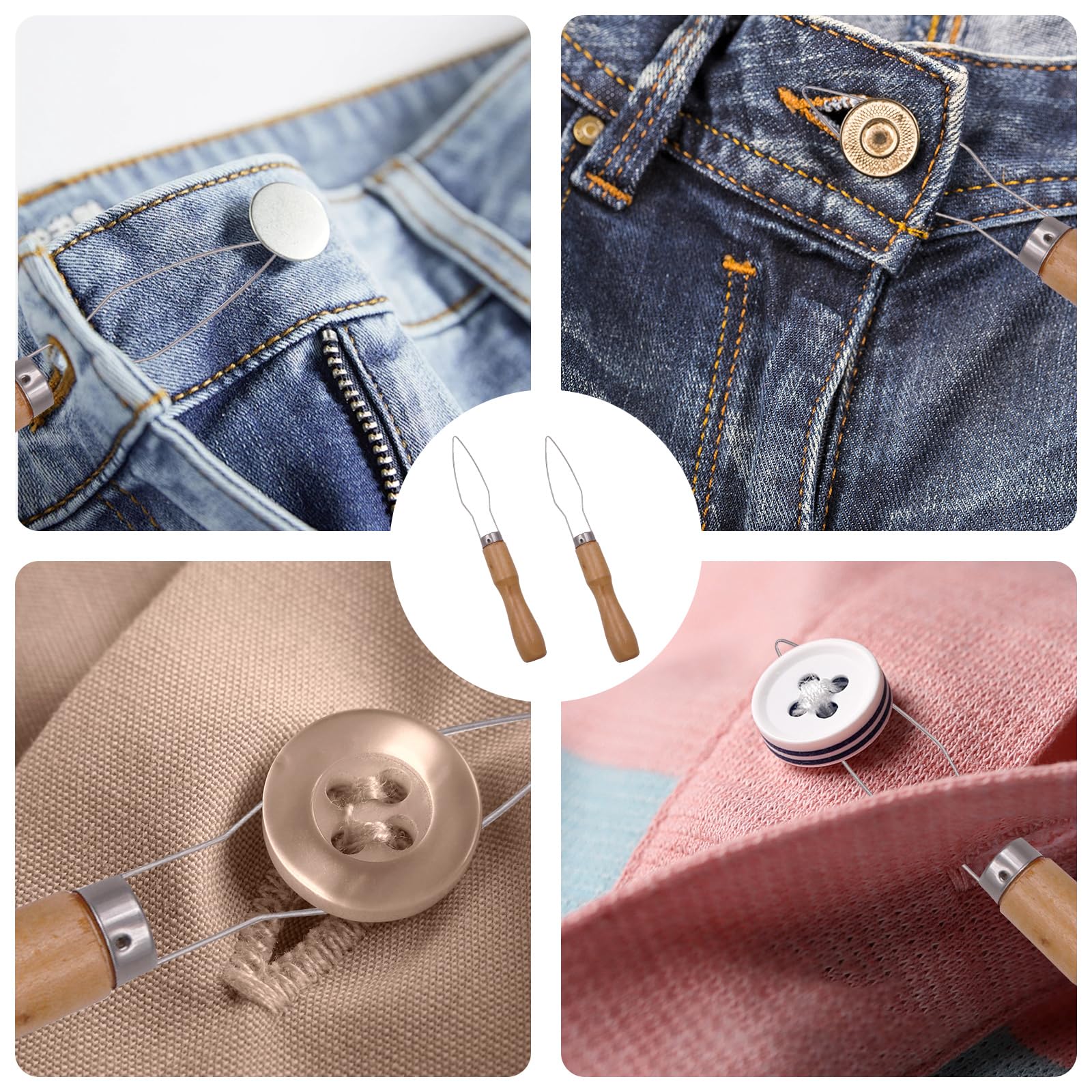 Amazon | Coollooda ボタン掛け 補助具 2個入り ボタンエイド 衣服 