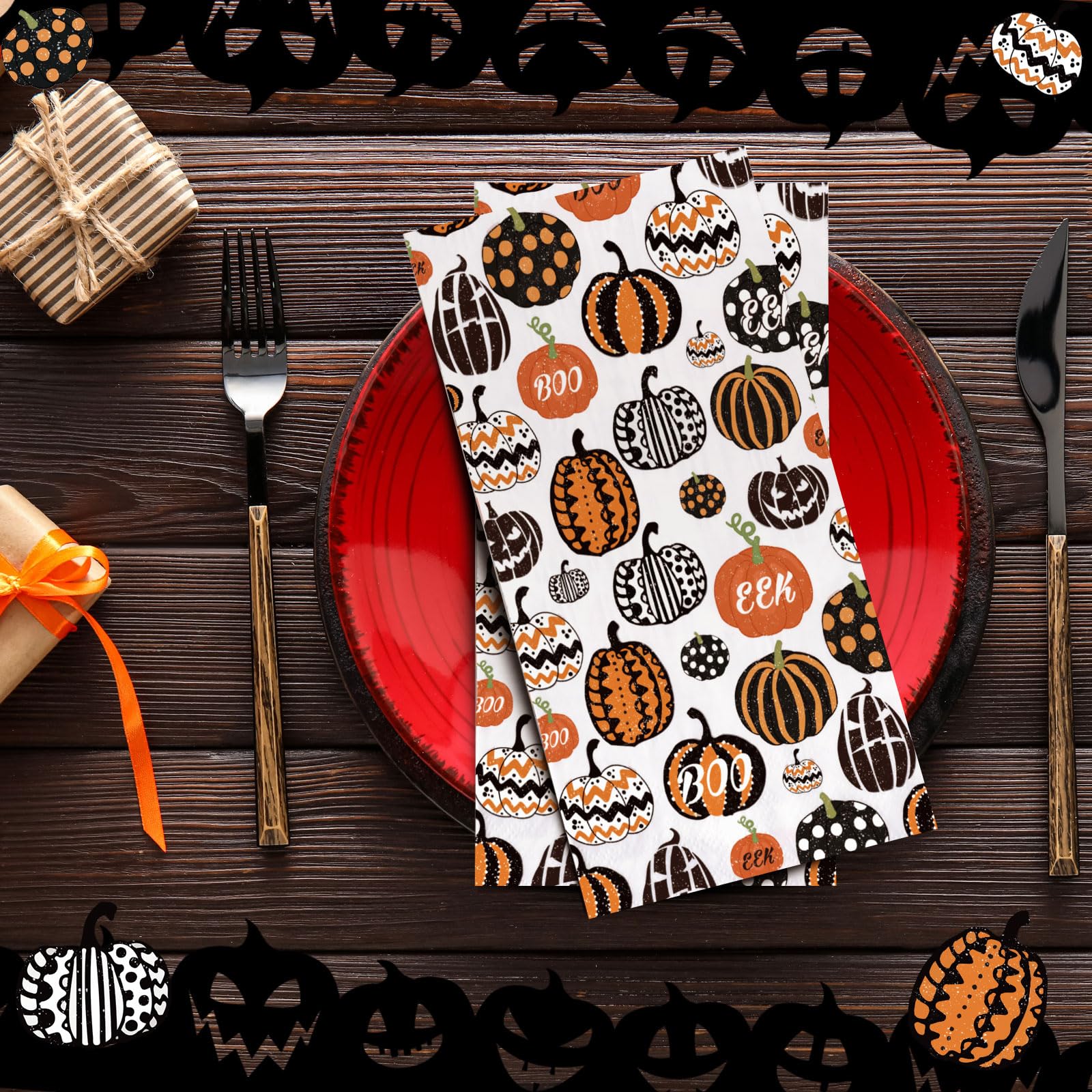 Classic Jack O' Lantern Papier-Mâché Halloween Candy Bucket - Hudson Grace