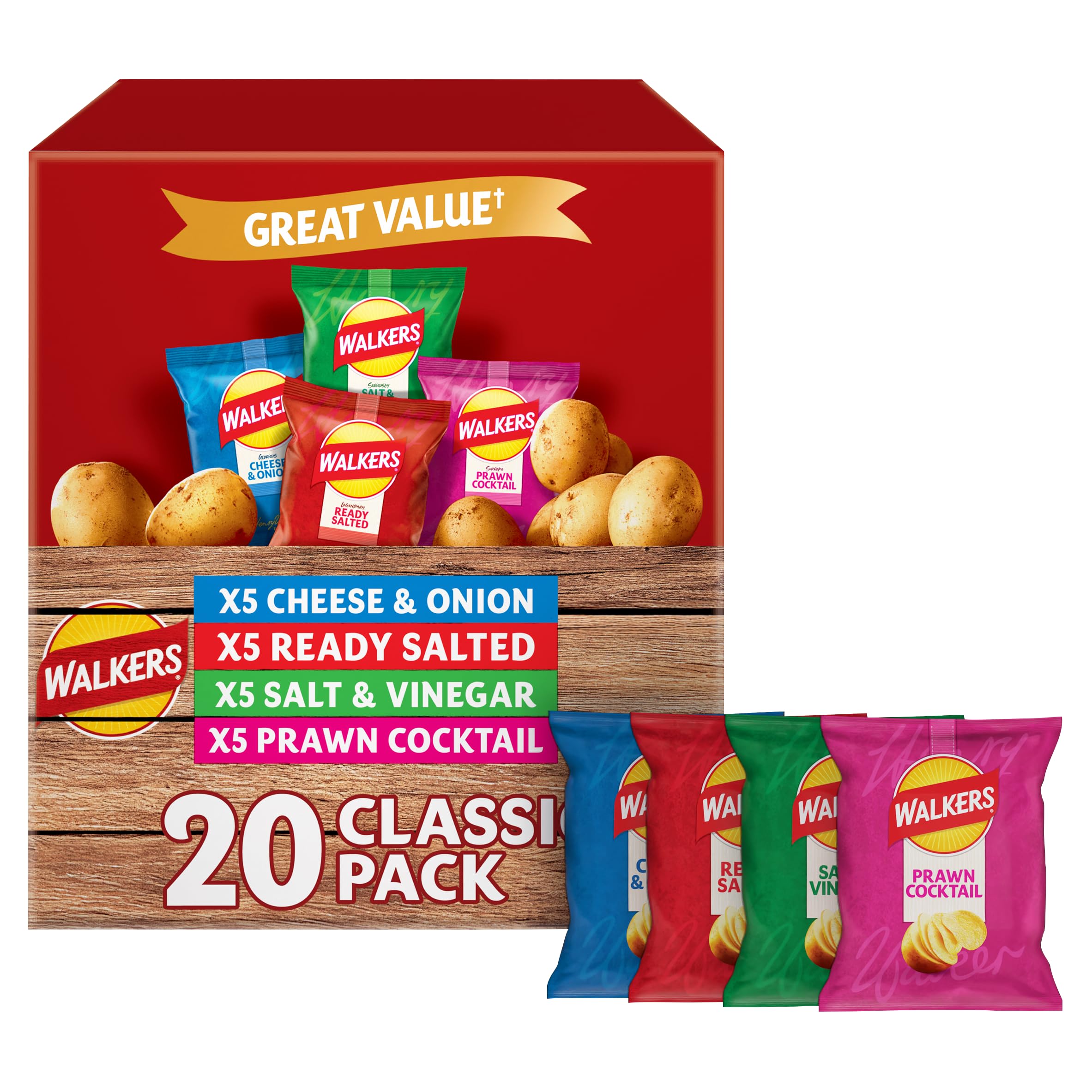 Classic Variety Multipack Crisps Box 20x25 g