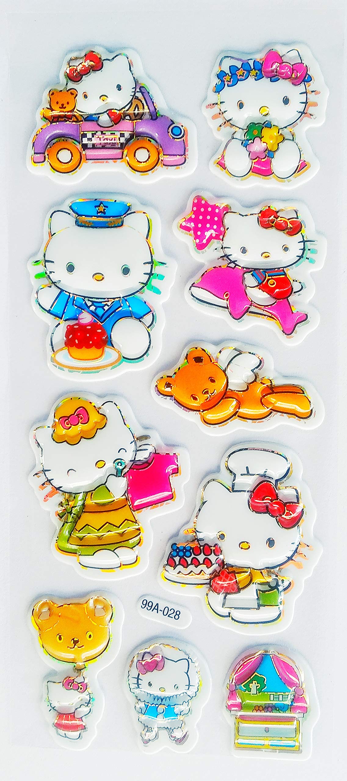 SBS Kids Favorite Hello Kitty Puffy Stickers (Set of 5) (B07XB39S3S) Amazon Price History, Amazon Price Tracker