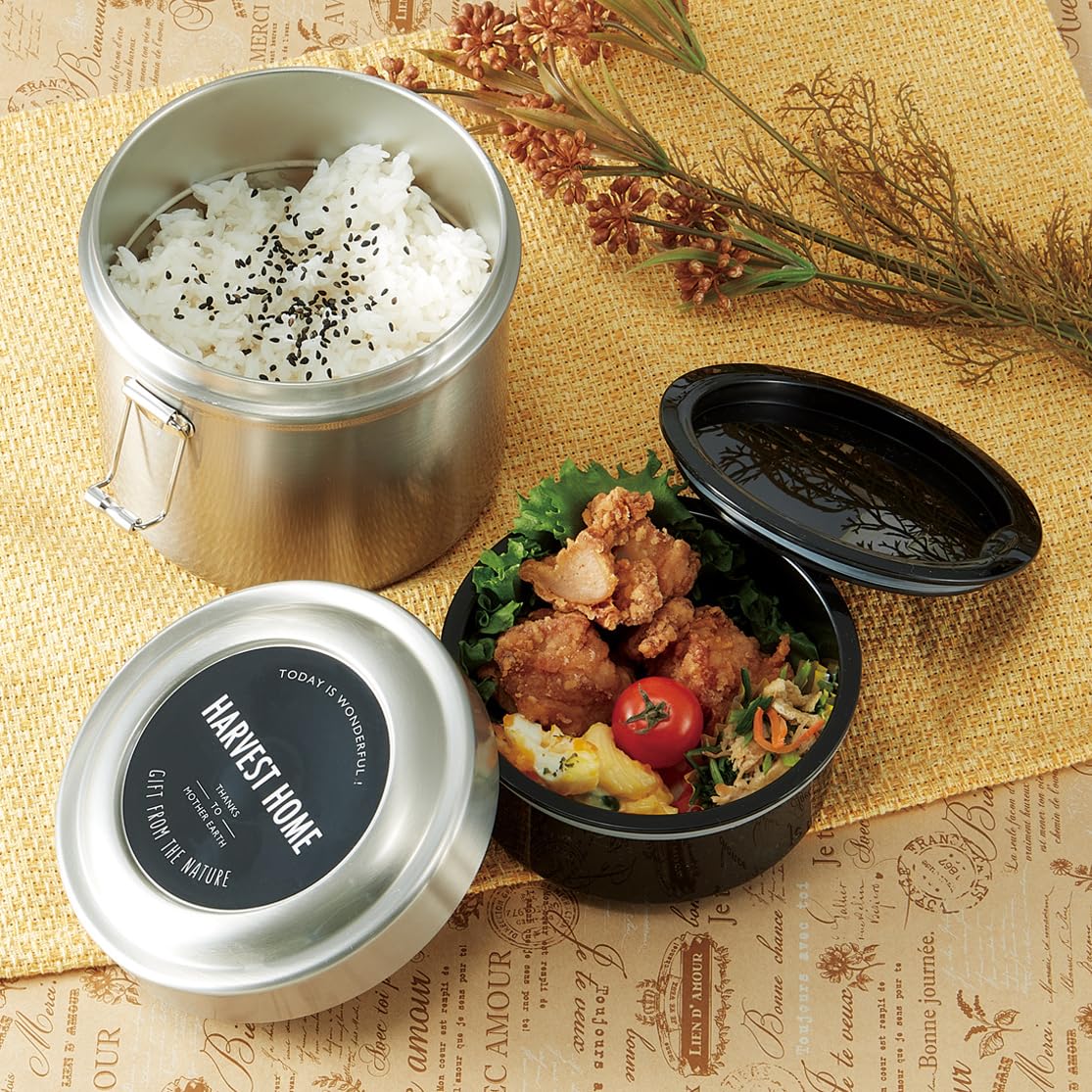 新品超軽量真空ステンレスランチボックス600ml お弁当箱保温保冷