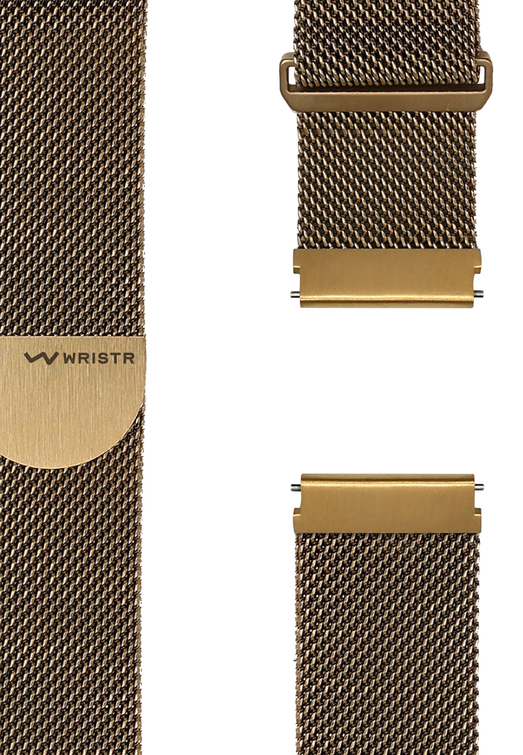 Smartwatch-Armband - Edelstahl Milanese - 2er Set - Magnetverschluss