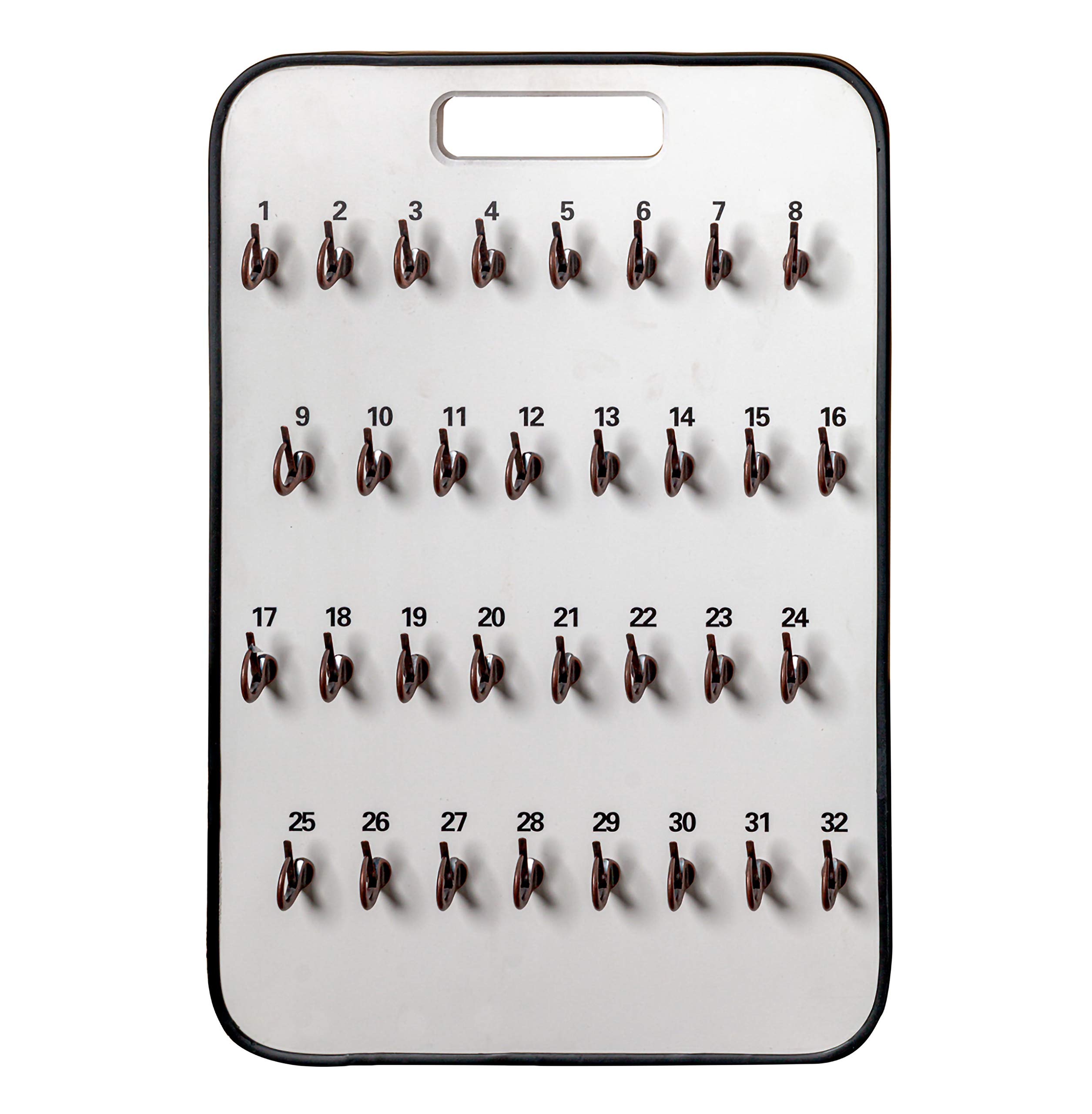 CarBowz EZ Line Key Board Key Organizer with Numbered Self Closing