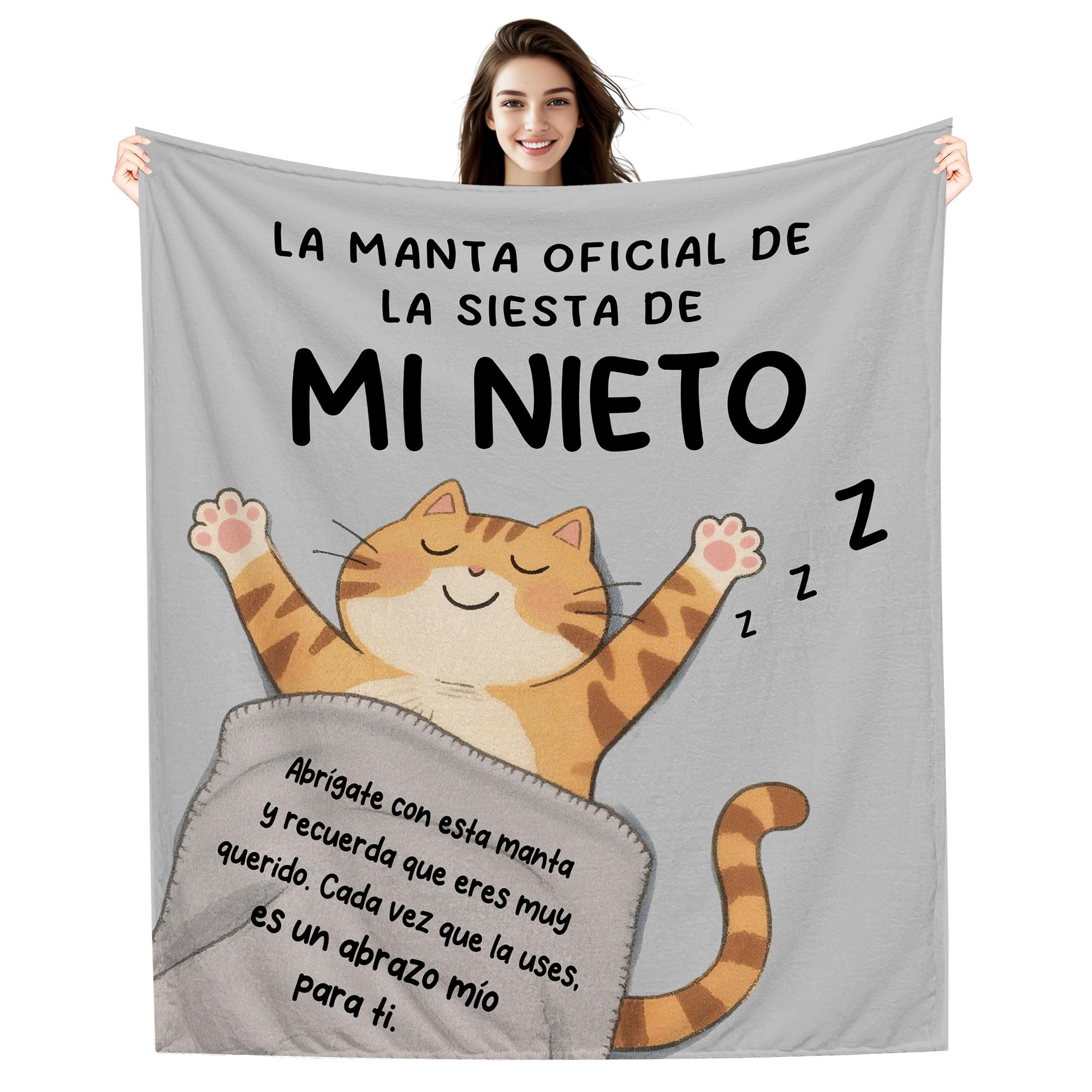 Amorea La Manta Oficial de la Siesta del Abuelo Manta para el Abuelo de Parte de su Nieta y su Nieto Cumpleaños Día del Padre Recuerdo — view 7