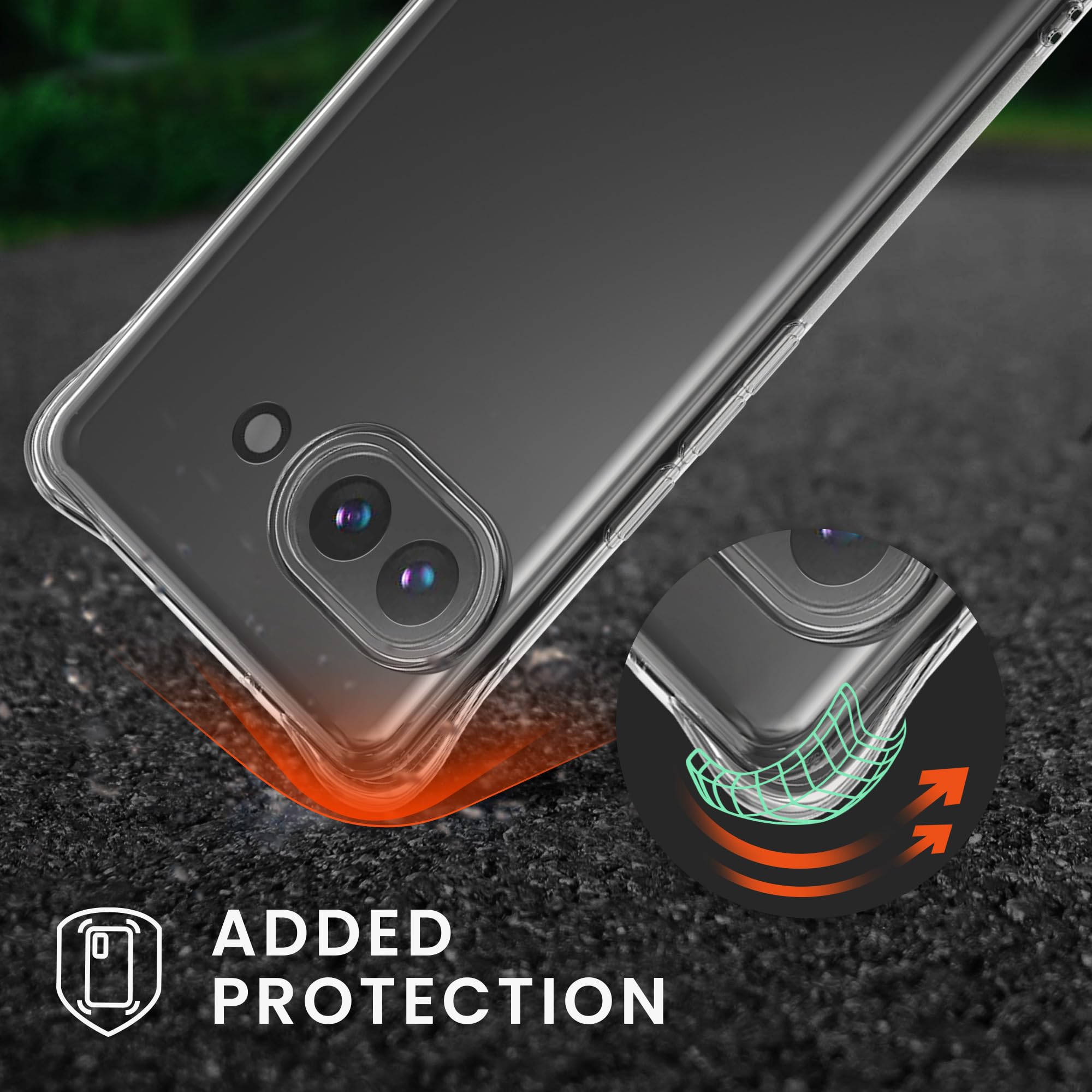 Kwmobile Crossbody Case Compatible With Google Pixel 5 - Case Clear TPU