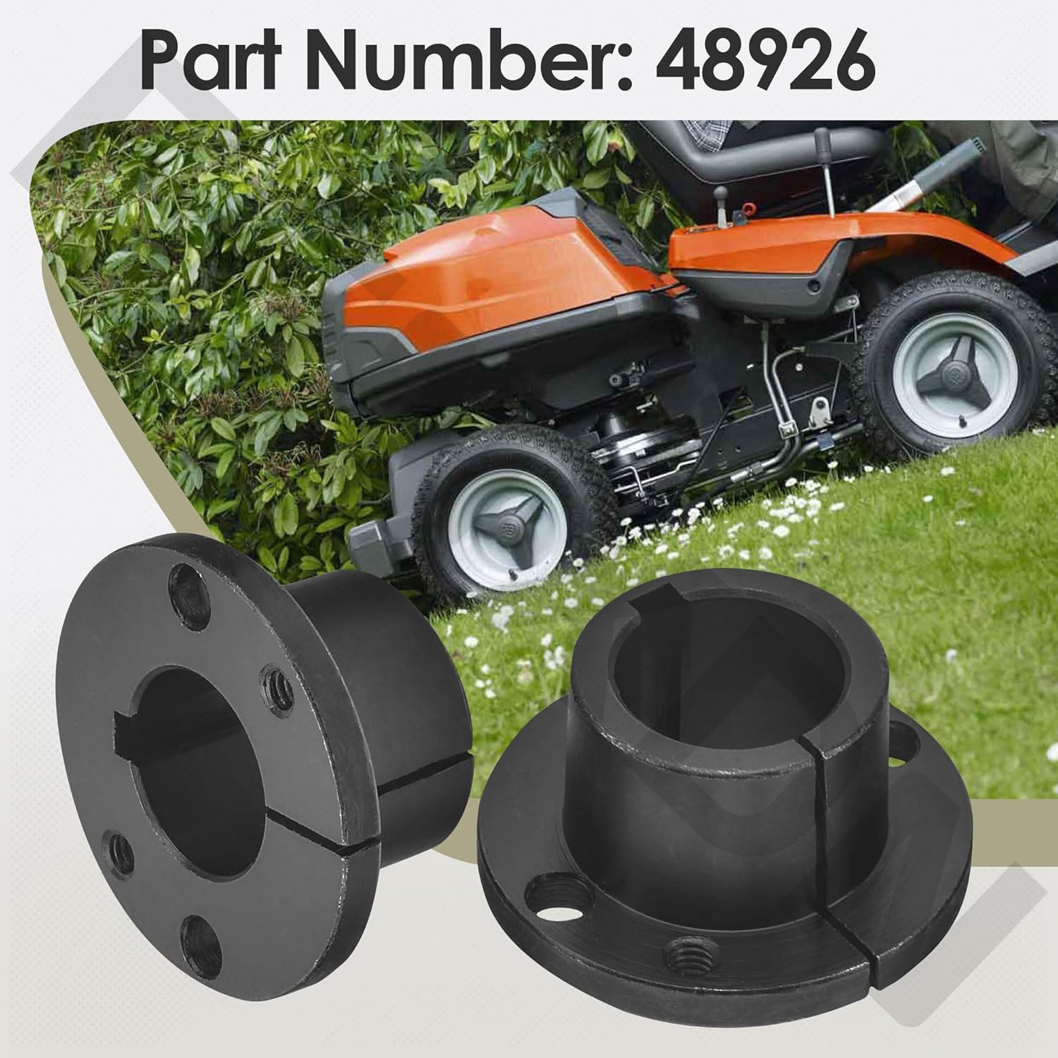 3-Pack 48926 Tapered Hub Compatible with S-Cag SCZ52V-23FX SCZ52V-25CV SCZ52V-26BS SCZ48V-22FX SCZ48V-23C SCZ48V-26BS Mower